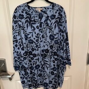 2X rayon blouse